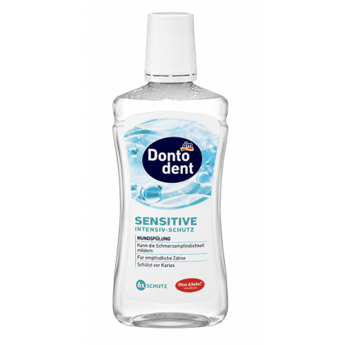 Ополіскувач для ротової порожнини Dontodent Sensitive Intensiv-Schutz, 500 мл